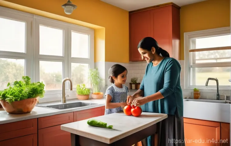 아동 사회성 향상 - **Prompt 2: Empathy and Comfort**
    "A tender and intimate close-up shot of a parent (mother or fa...