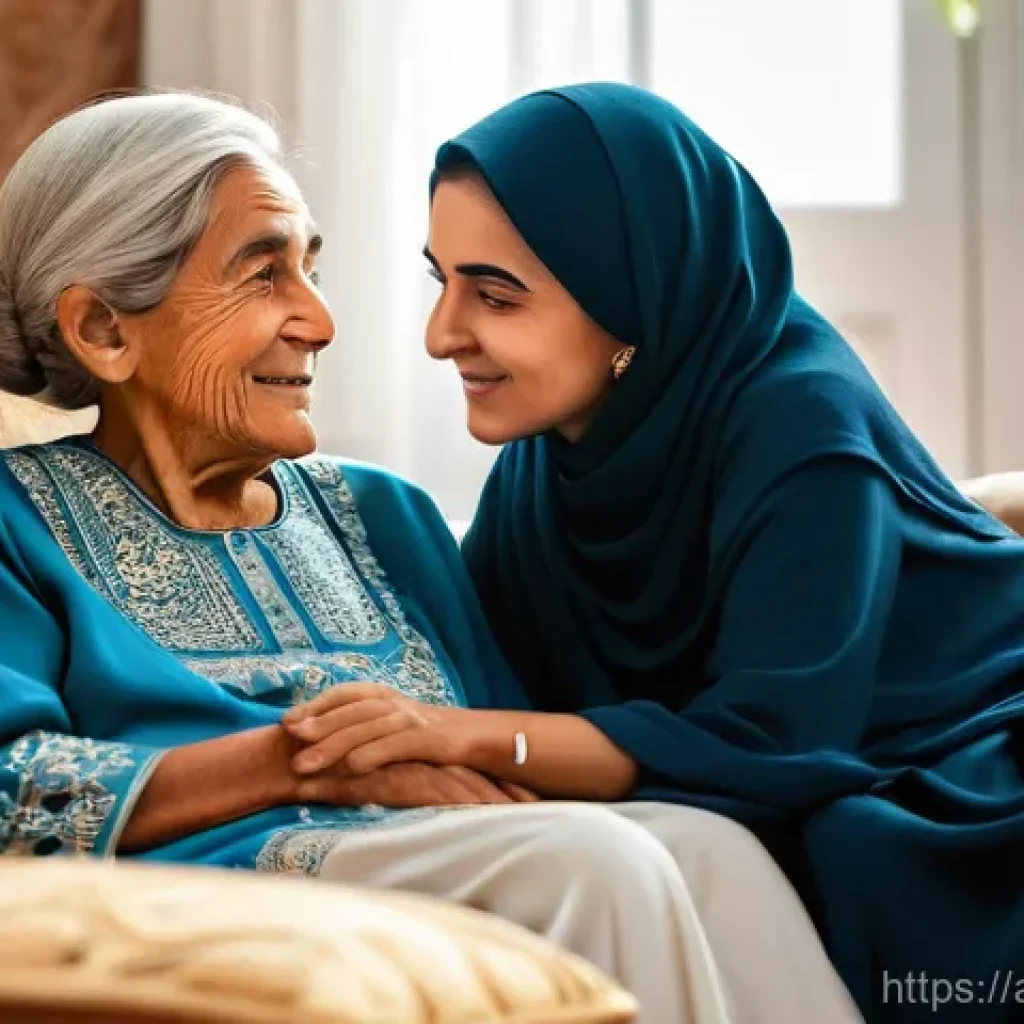 노인 의사소통 기술 - **Prompt 1: A Moment of Deep Connection and Active Listening**
    "A serene and heartwarming scene ...